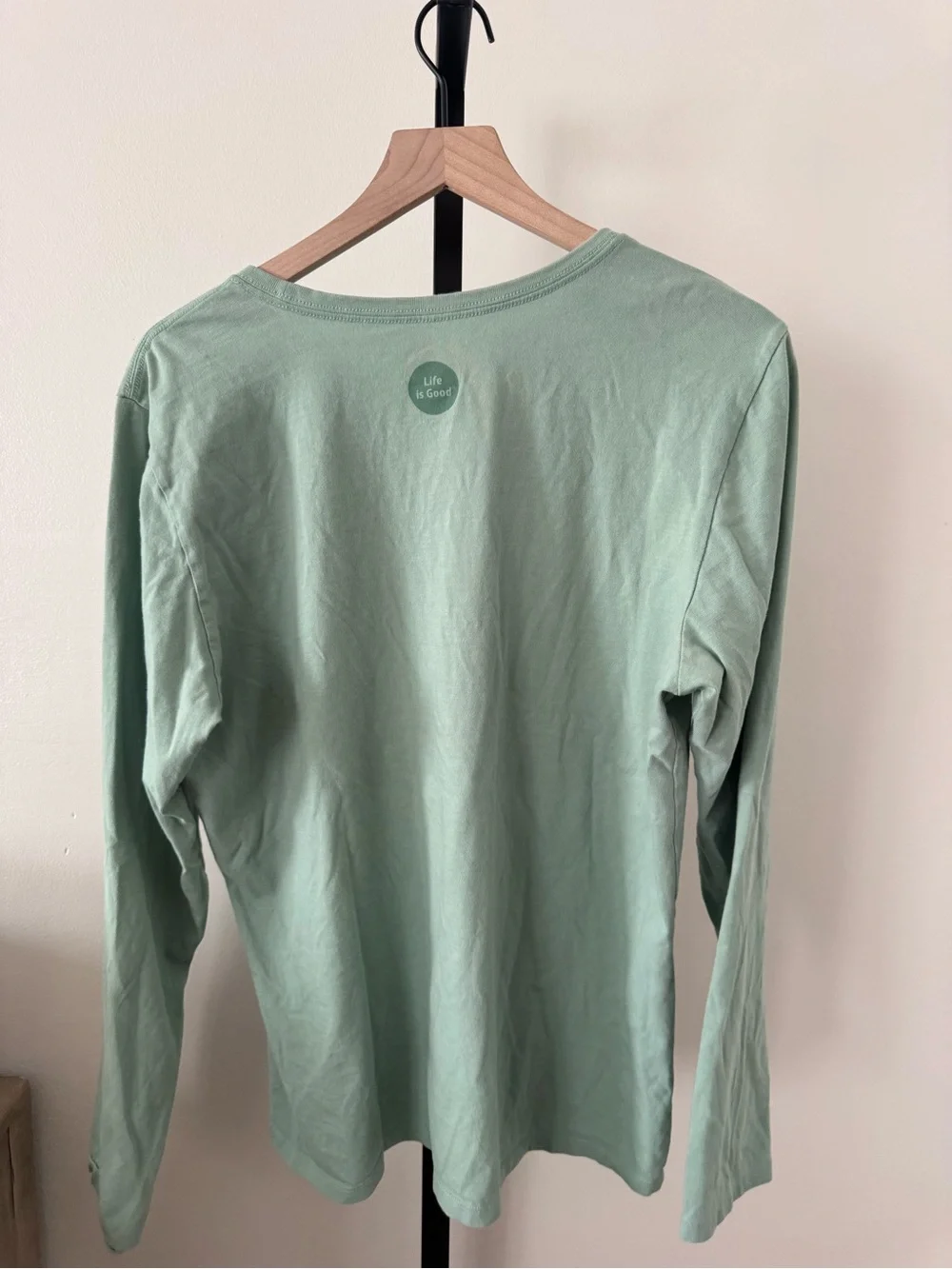 Life Is Good Long Sleeve Tee - Cat & Dog - Picture 6 of 7